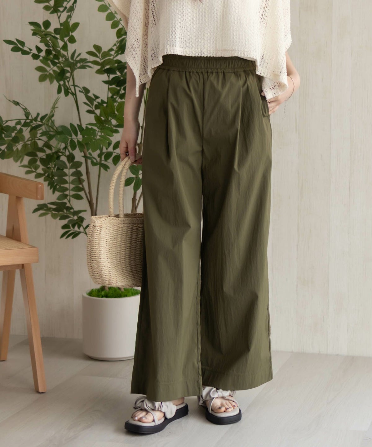 HusHusH ワイドパンツ レディース