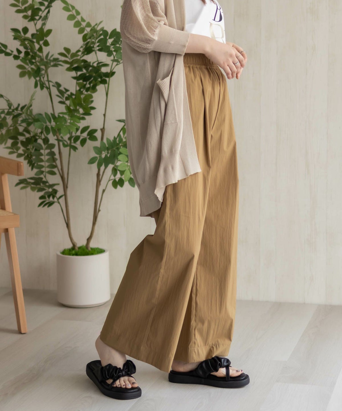 HusHusH ワイドパンツ レディース