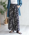 Howdy Marie インドファブリック 総柄ワイドパンツ レディース商品サムネイル-1