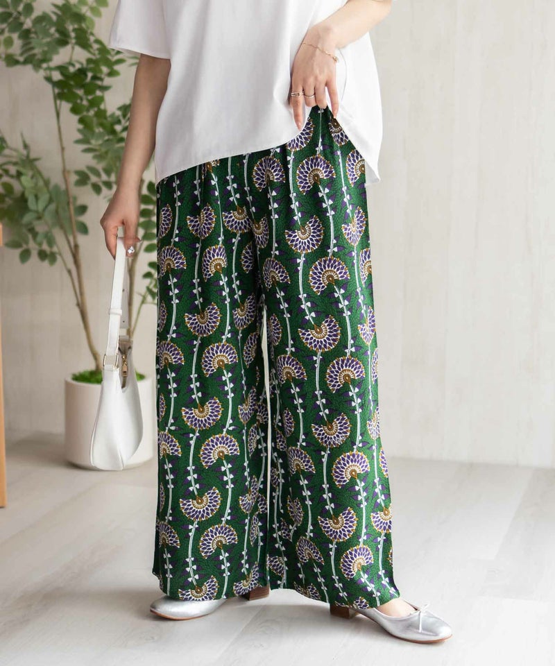 Howdy Marie インドファブリック 総柄ワイドパンツ レディース商品画像-5