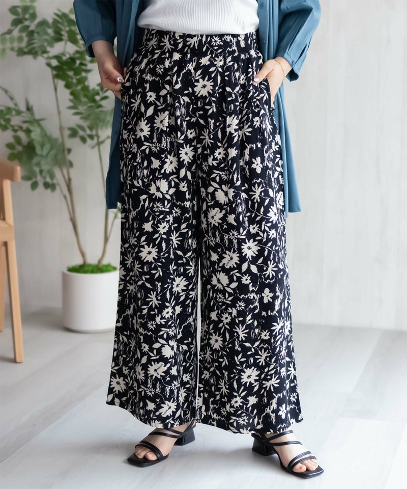 Howdy Marie インドファブリック 総柄ワイドパンツ レディース商品画像-7