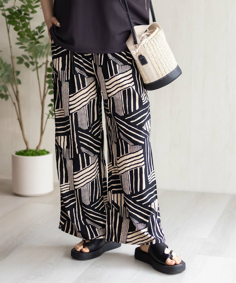 Howdy Marie  インドファブリック 総柄ワイドパンツ レディース商品画像-10