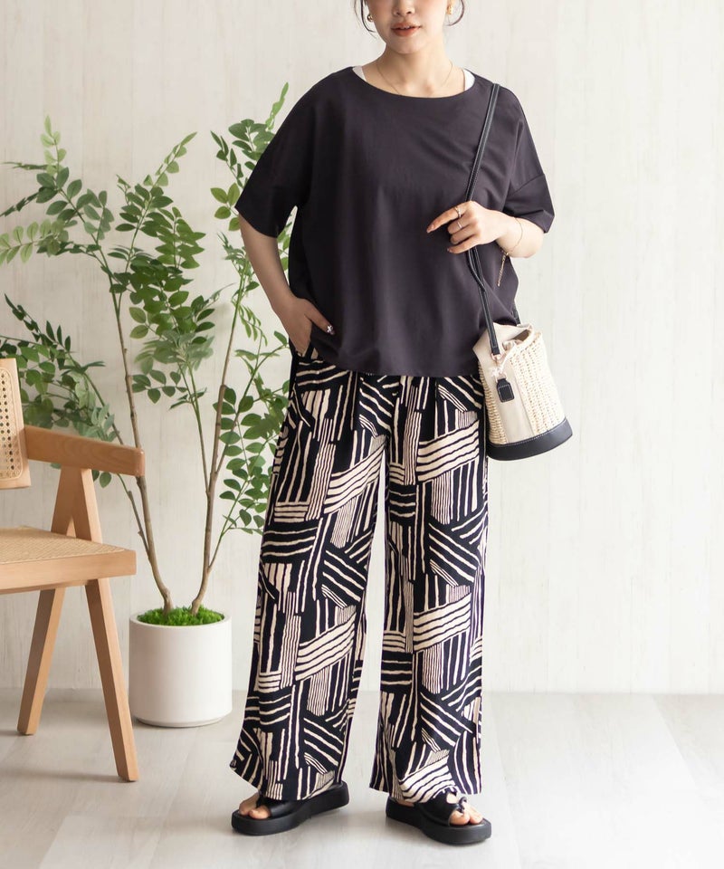 Howdy Marie インドファブリック 総柄ワイドパンツ レディース商品画像-12