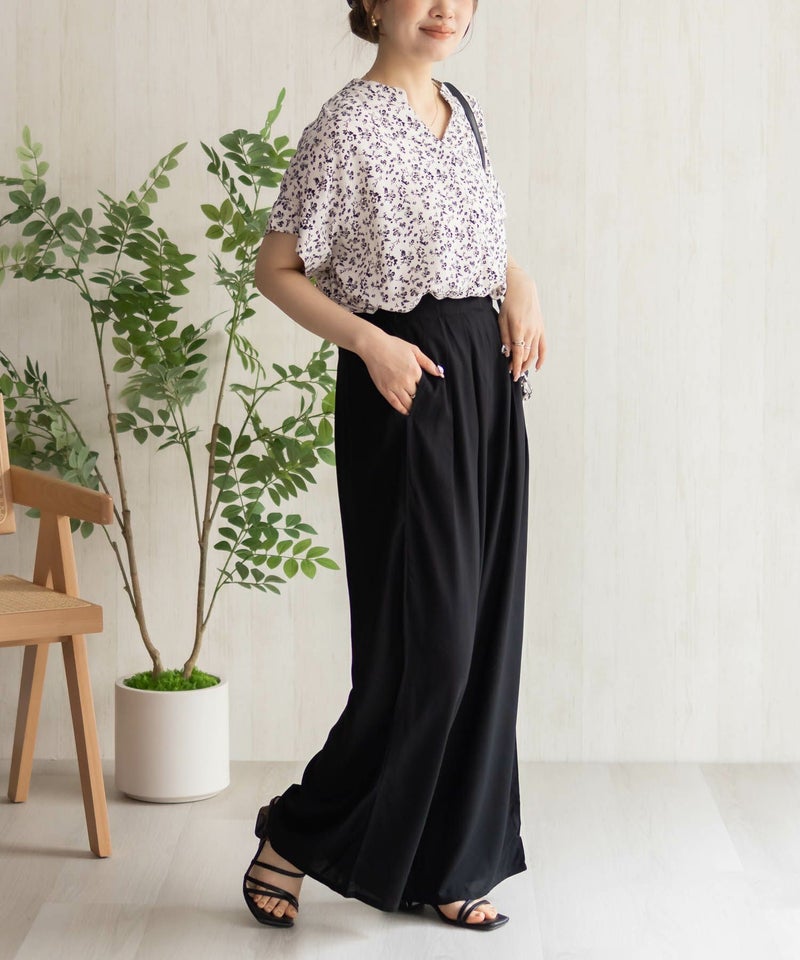 Howdy Marie  インドファブリック 総柄ワイドパンツ レディース商品画像-15