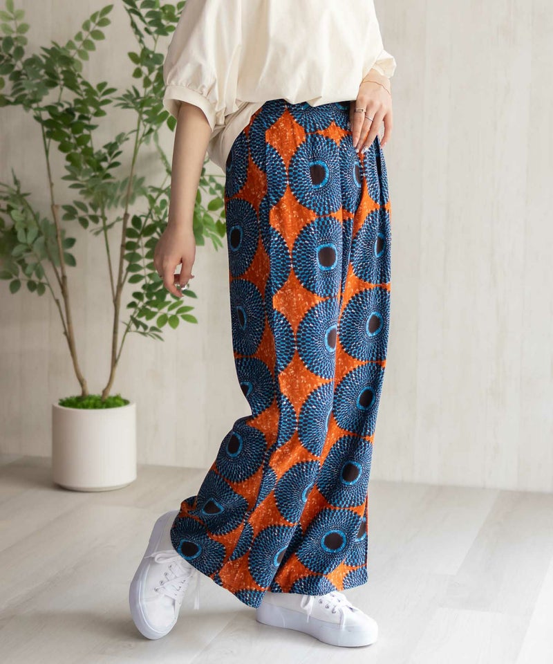 Howdy Marie インドファブリック 総柄ワイドパンツ レディース商品画像-17