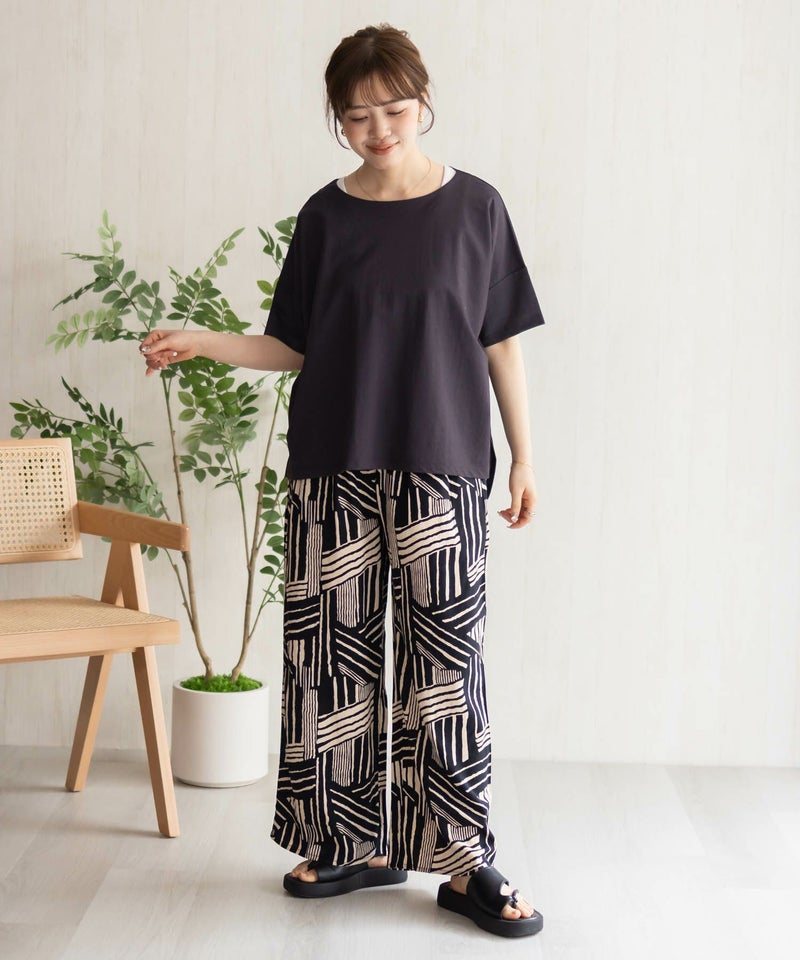 Howdy Marie インドファブリック 総柄ワイドパンツ レディース商品画像-36