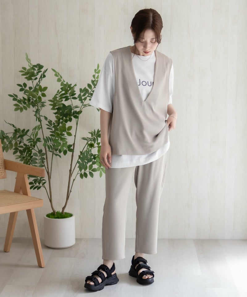 HusHusH 冷感テーパードパンツ レディース商品画像-24