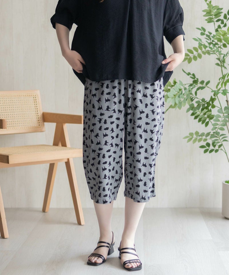 nAvy SARARI  レーヨンステテコ 総柄 レディース商品画像-12