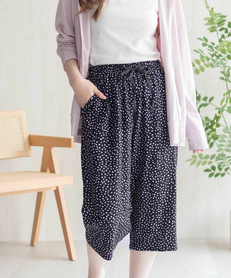 nAvy SARARI レーヨンステテコ 総柄 レディース商品画像-15