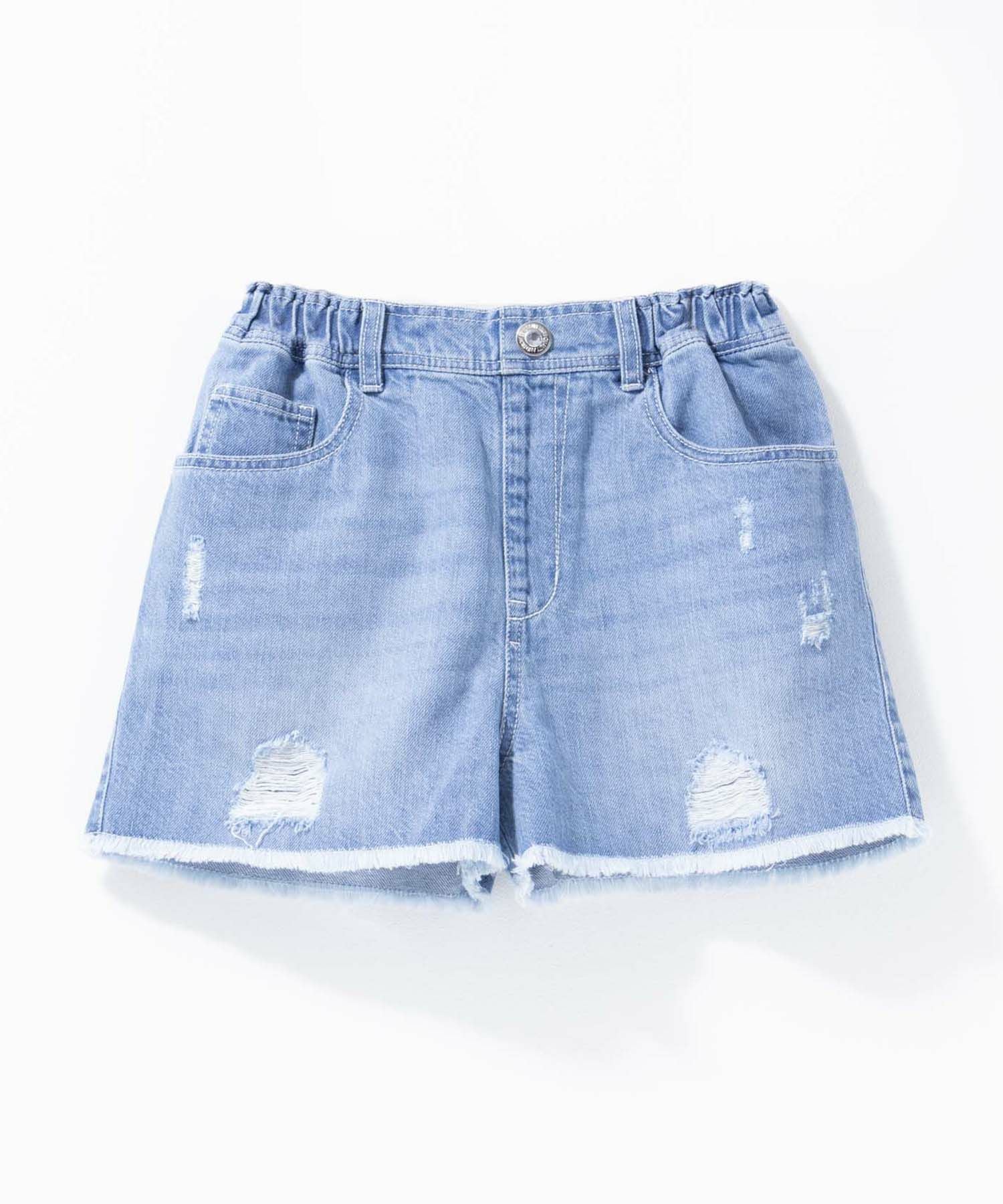RICH MIX デニムダメージショートパンツ キッズ