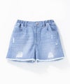 RICH MIX  デニムダメージショートパンツ キッズ商品サムネイル-1