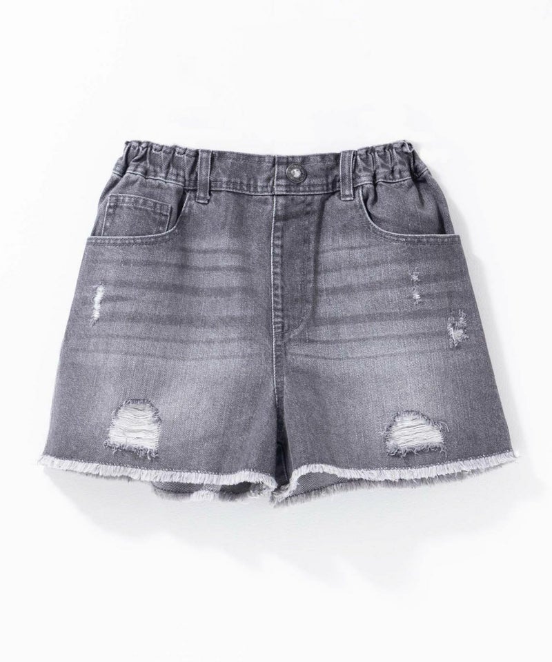 RICH MIX デニムダメージショートパンツ キッズ商品画像-3