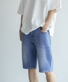 NAVY  毎日はきたくなるデニム「マイデニ」 ショートパンツ メンズ商品サムネイル-4