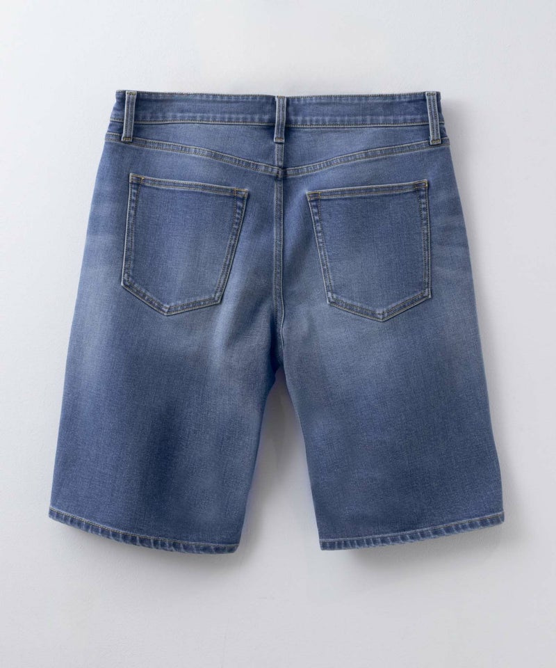 NAVY  毎日はきたくなるデニム「マイデニ」 ショートパンツ メンズ商品画像-9