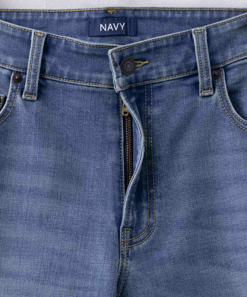 NAVY  毎日はきたくなるデニム「マイデニ」 ショートパンツ メンズ商品画像-11