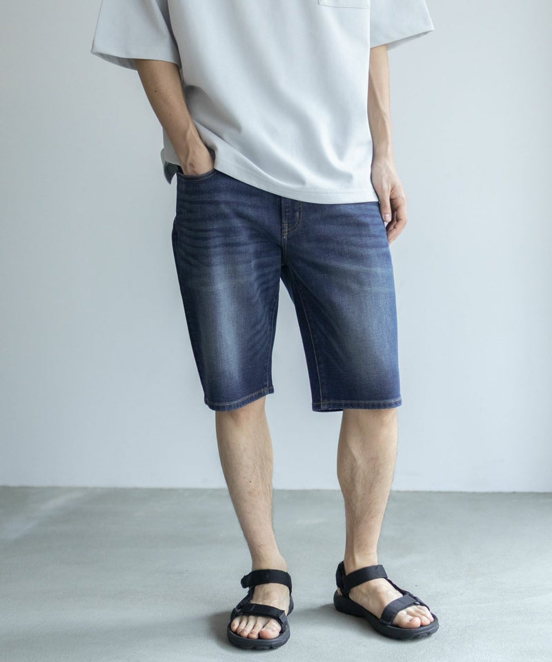 NAVY 毎日はきたくなるデニム「マイデニ」 ショートパンツ メンズ商品画像-2