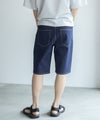 NAVY  毎日はきたくなるデニム「マイデニ」 ショートパンツ メンズ商品サムネイル-6