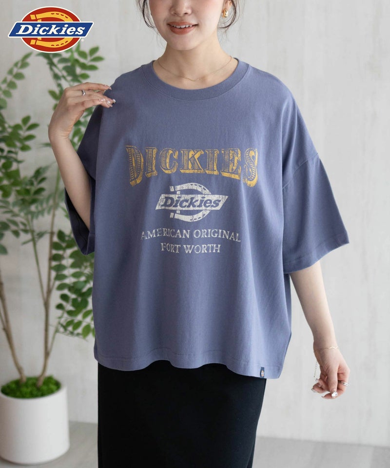 Dickies  バイオ加工カレッジTシャツ レディース メール便 対応商品商品画像-1