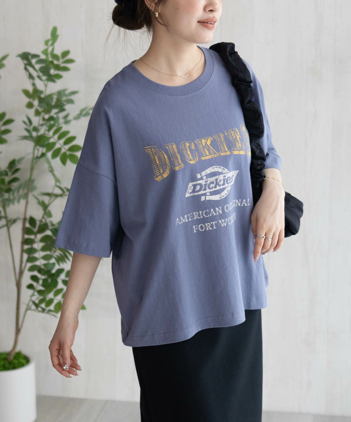 Dickies バイオ加工カレッジTシャツ レディース ネコポス 対応商品