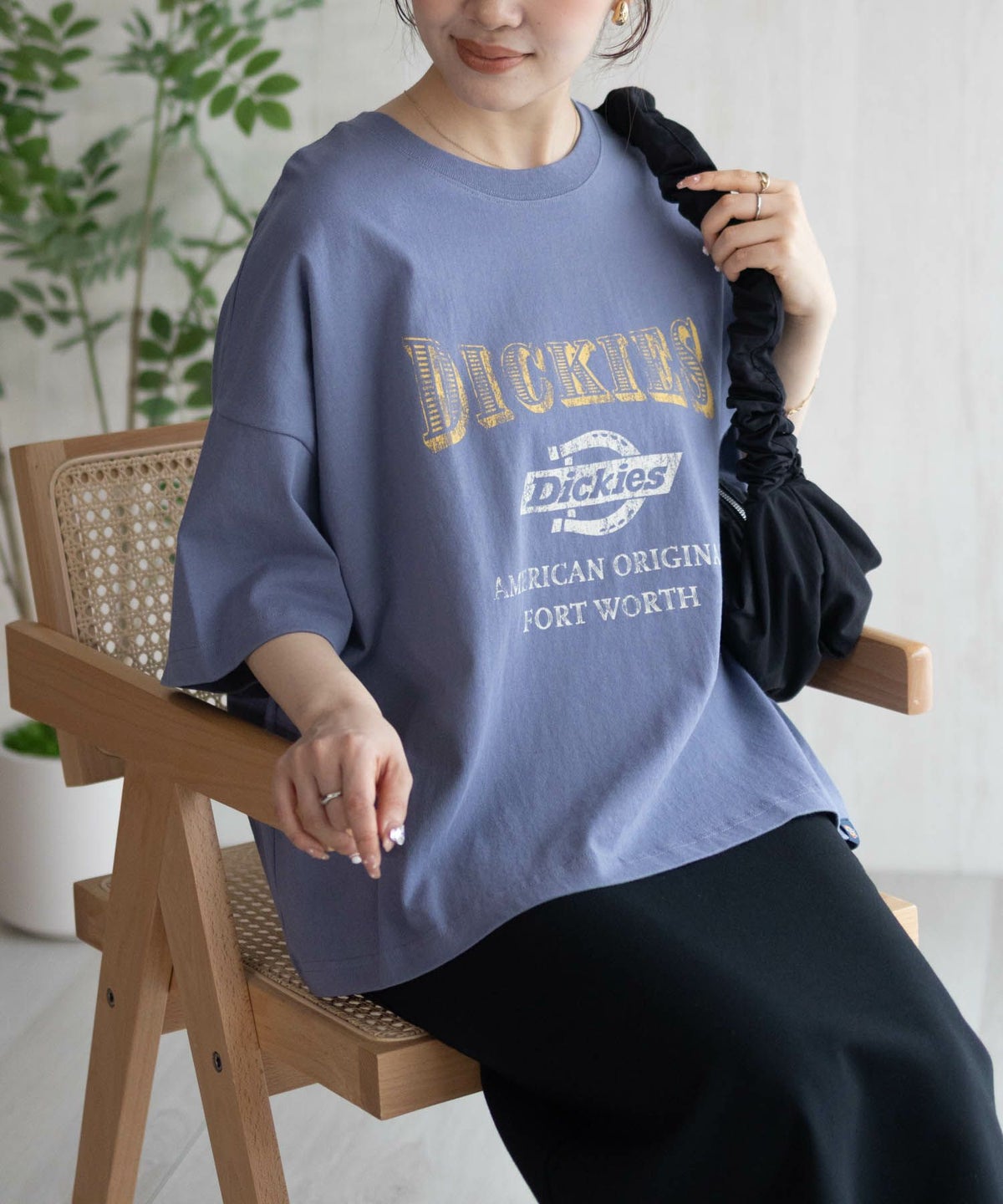 Dickies バイオ加工カレッジTシャツ レディース ネコポス 対応商品