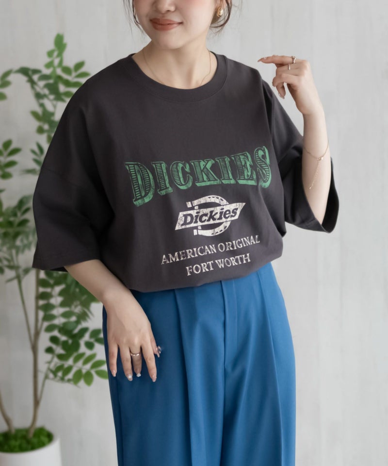 Dickies  バイオ加工カレッジTシャツ レディース メール便 対応商品商品画像-11