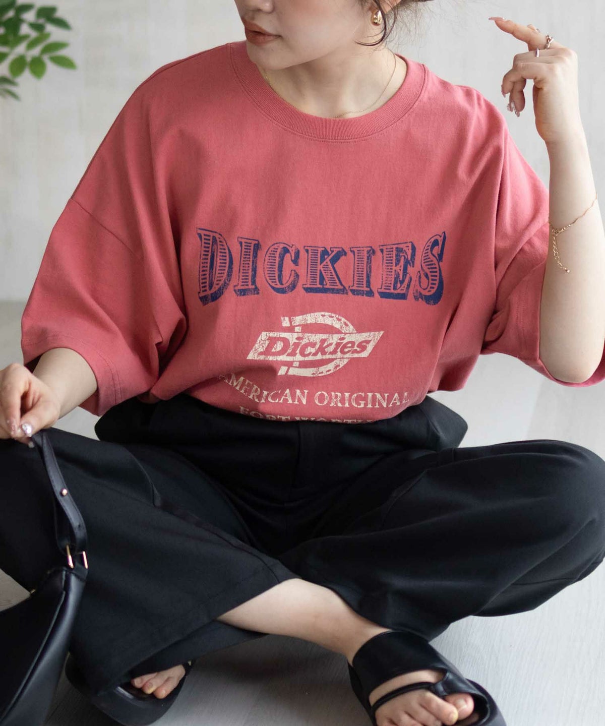 Dickies バイオ加工カレッジTシャツ レディース ネコポス 対応商品