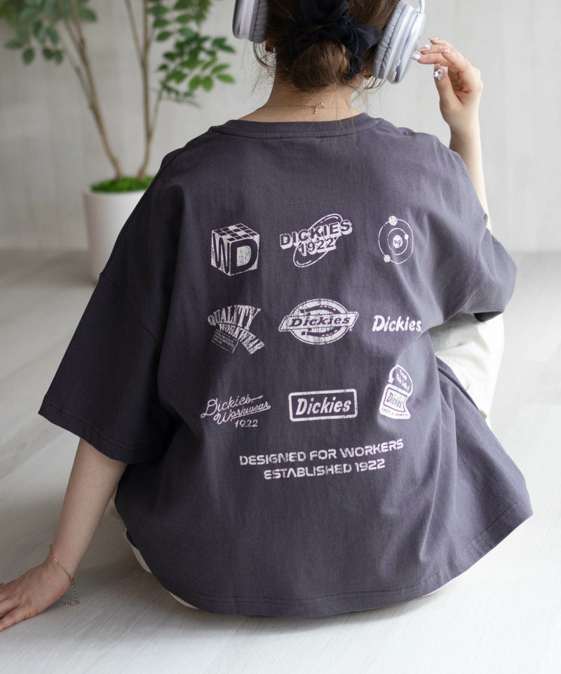 Dickies  バイオ加工アイコンTシャツ レディース メール便 対応商品商品画像-6