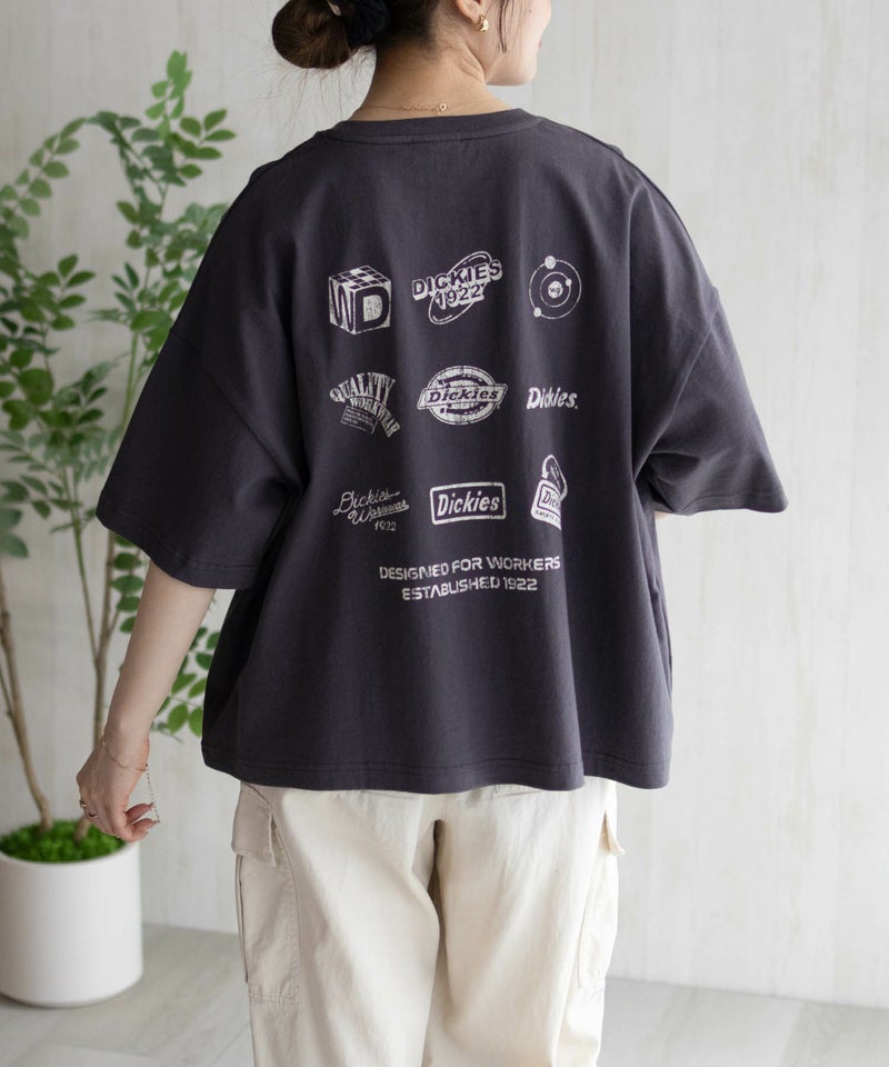 Dickies  バイオ加工アイコンTシャツ レディース メール便 対応商品商品画像-8