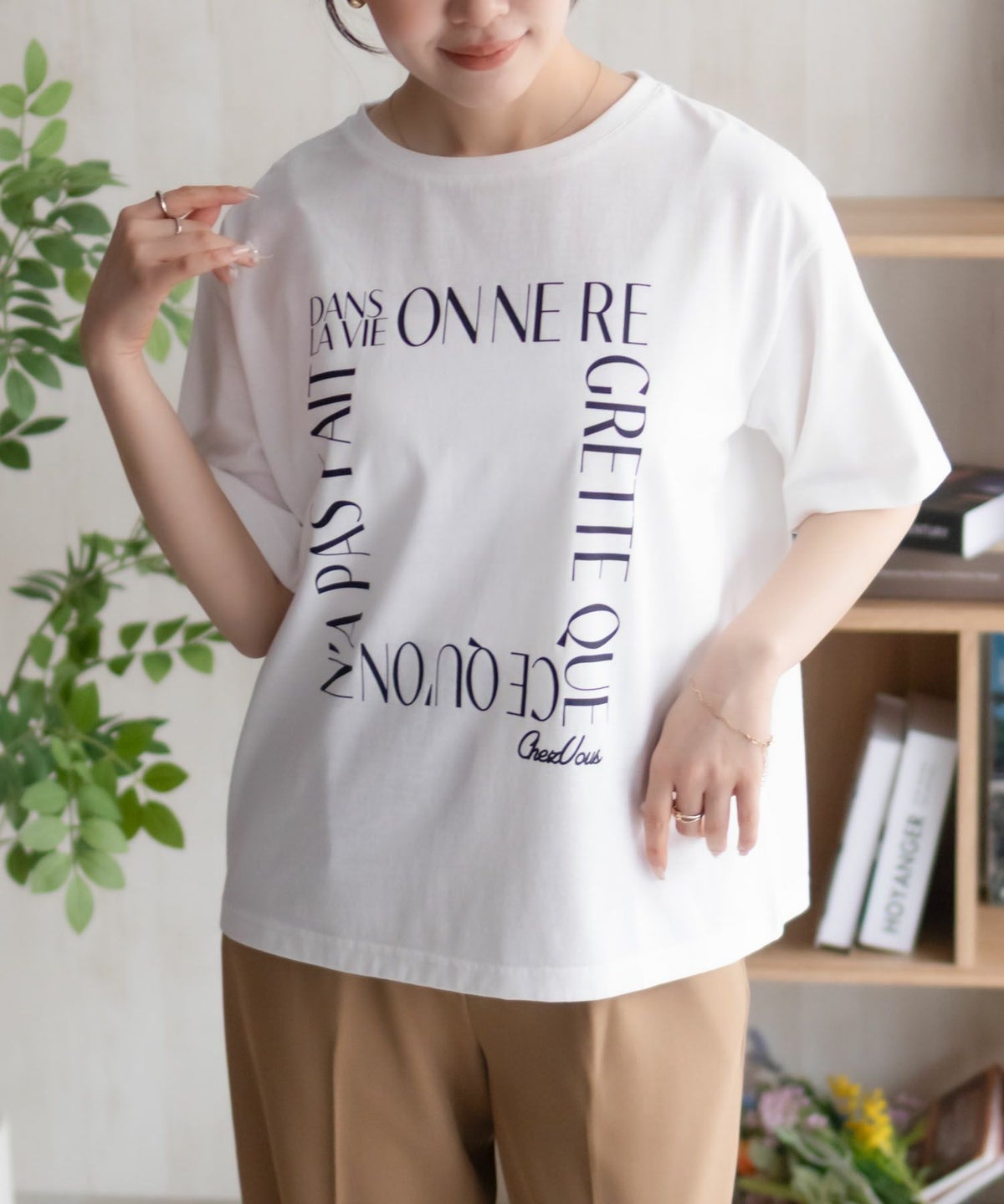 NAVY メッセージプリントTシャツ レディース ネコポス 対応商品