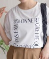 NAVY  メッセージプリントTシャツ レディース メール便 対応商品商品サムネイル-13