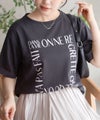 NAVY  メッセージプリントTシャツ レディース メール便 対応商品商品サムネイル-19