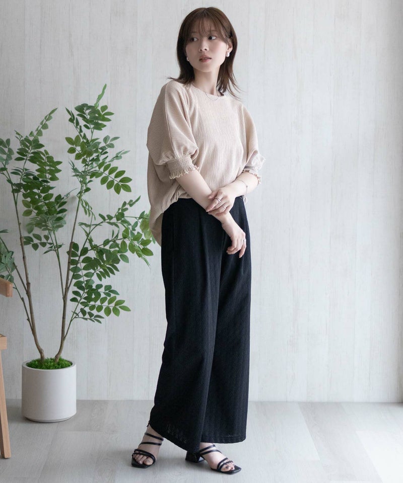 Howdy Marie 袖ゴムシャーリングプルオーバー レディース メール便 対応商品商品画像-30