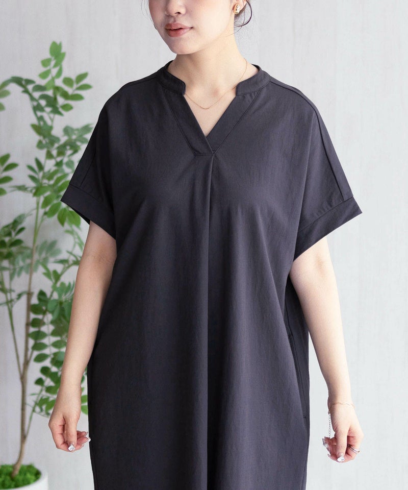 nAvy SARARI スキッパーロングワンピース レディース商品画像-4