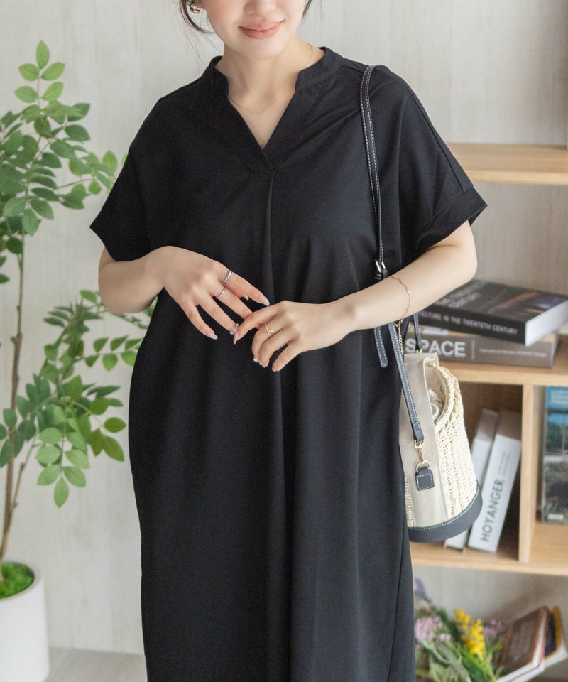 nAvy SARARI スキッパーロングワンピース レディース商品画像-11