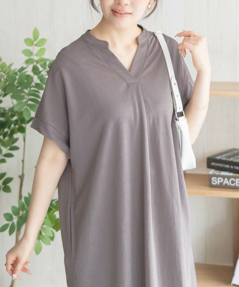 nAvy SARARI スキッパーロングワンピース レディース商品画像-18