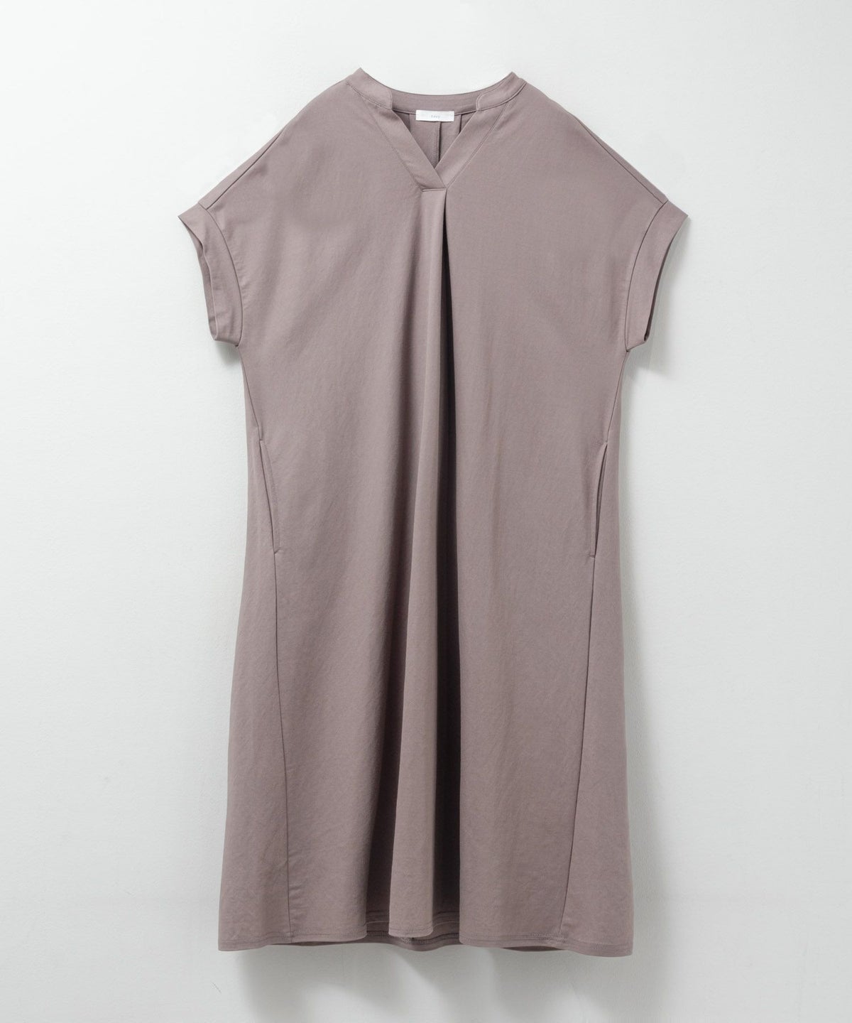 nAvy SARARI スキッパーロングワンピース レディース