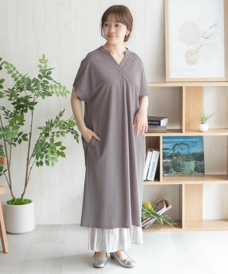 nAvy SARARI スキッパーロングワンピース レディース商品画像-34