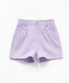 NAVY  のびるモン ツイルハイウエストショートパンツ キッズ商品サムネイル-7