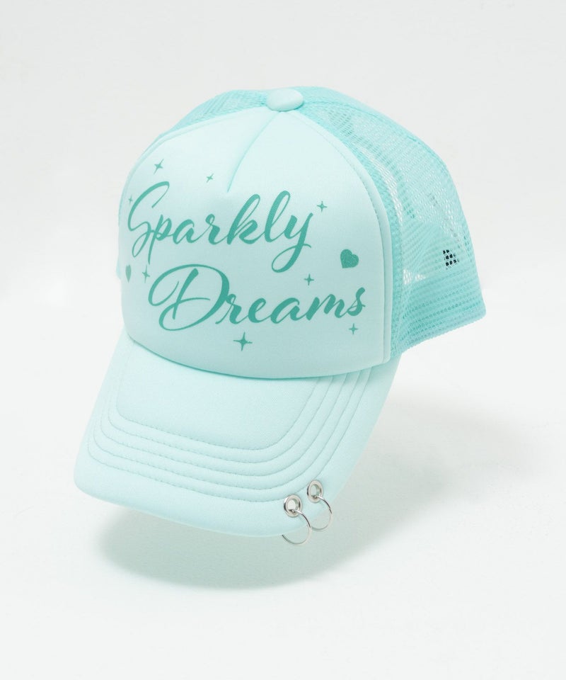 RICH MIX  チャーム付きラメプリントメッシュキャップ キッズ商品画像-1