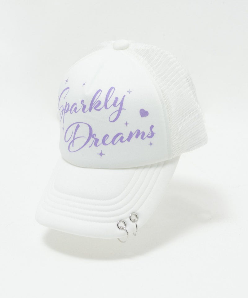 RICH MIX  チャーム付きラメプリントメッシュキャップ キッズ商品画像-2