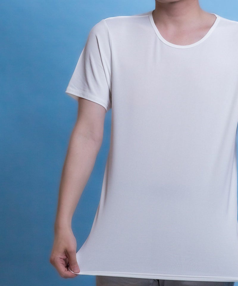 NAVY SARARI クルーネック半袖インナー メンズ メール便 対応商品商品画像-13