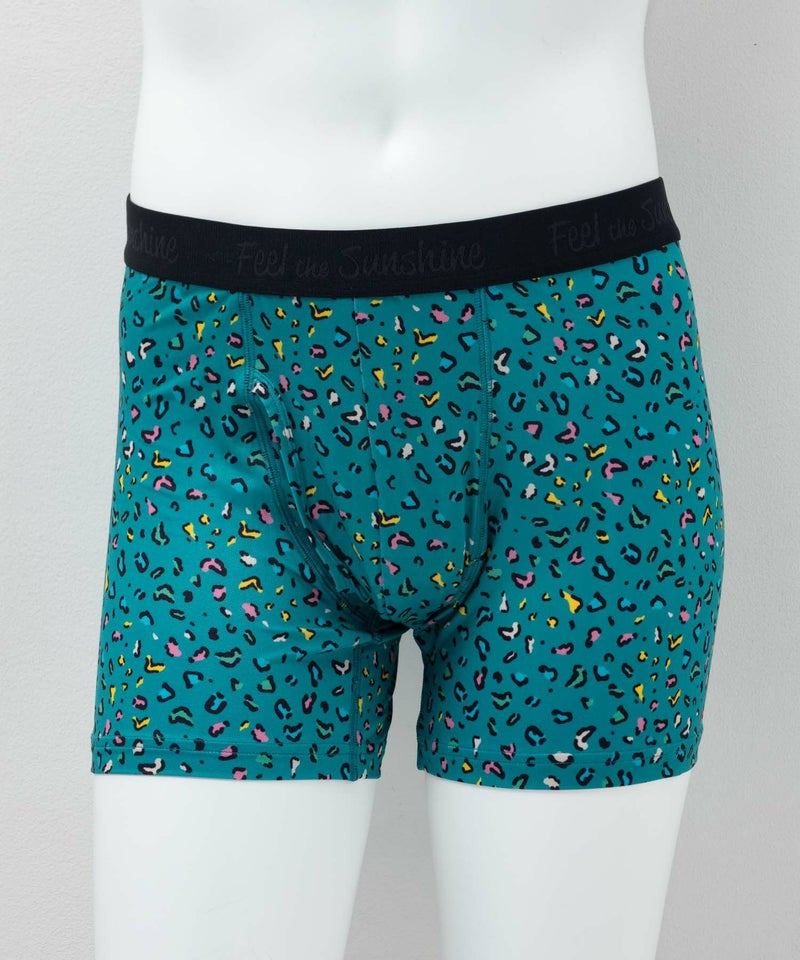 NAVY  メッシュボクサーパンツ ヒョウ柄 メンズ メール便 対応商品商品画像-1