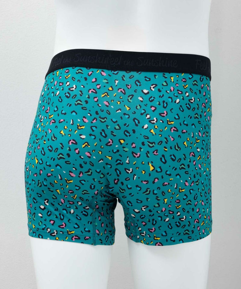 NAVY メッシュボクサーパンツ ヒョウ柄 メンズ メール便 対応商品商品画像-3