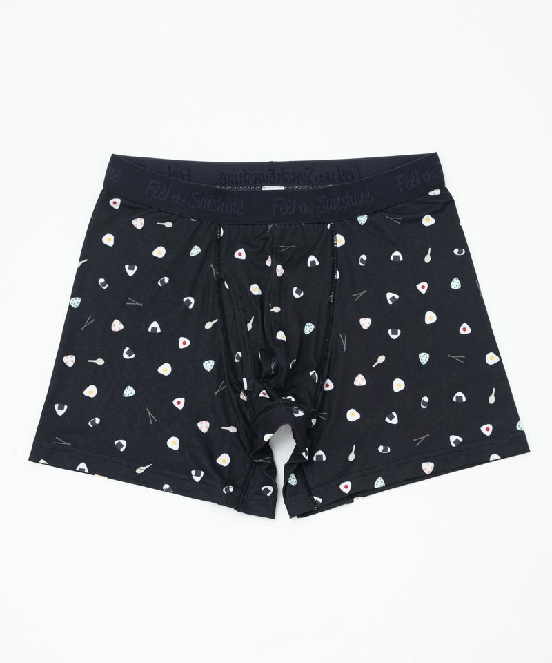 NAVY メッシュボクサーパンツ オニギリ柄 メンズ メール便 対応商品商品画像-4