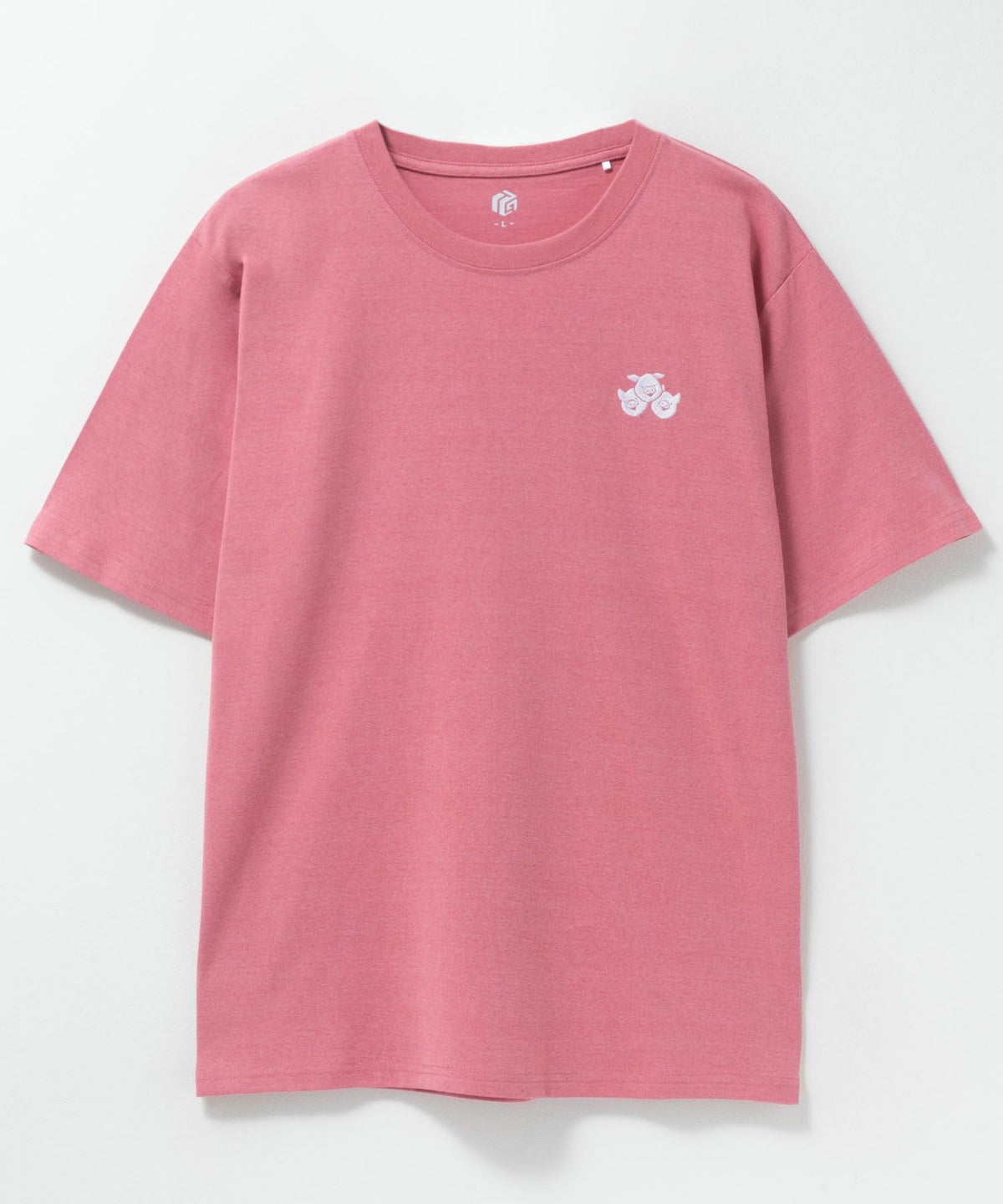 T-GRAPHICS アニマル刺繍半袖Tシャツ メンズ ネコポス 対応商品