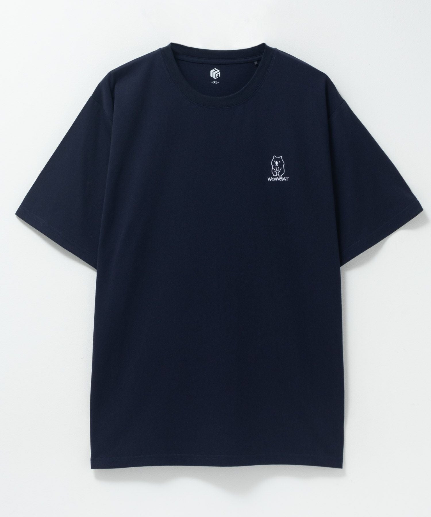 T-GRAPHICS アニマル刺繍半袖Tシャツ メンズ