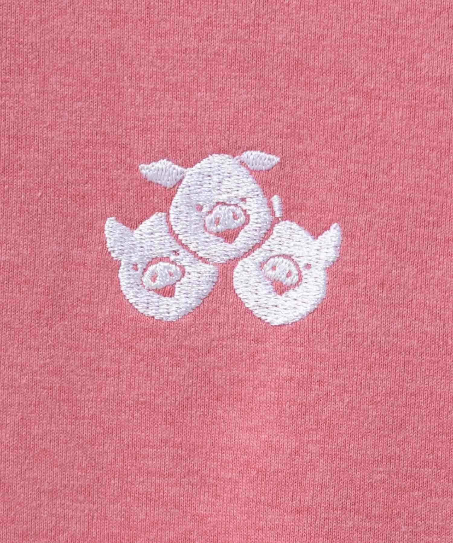 familiar ピンク Tシャツ 動物刺繍90 Tシャツ｜ファミリア公式オンラインショップ | ファミリア公式サイト
