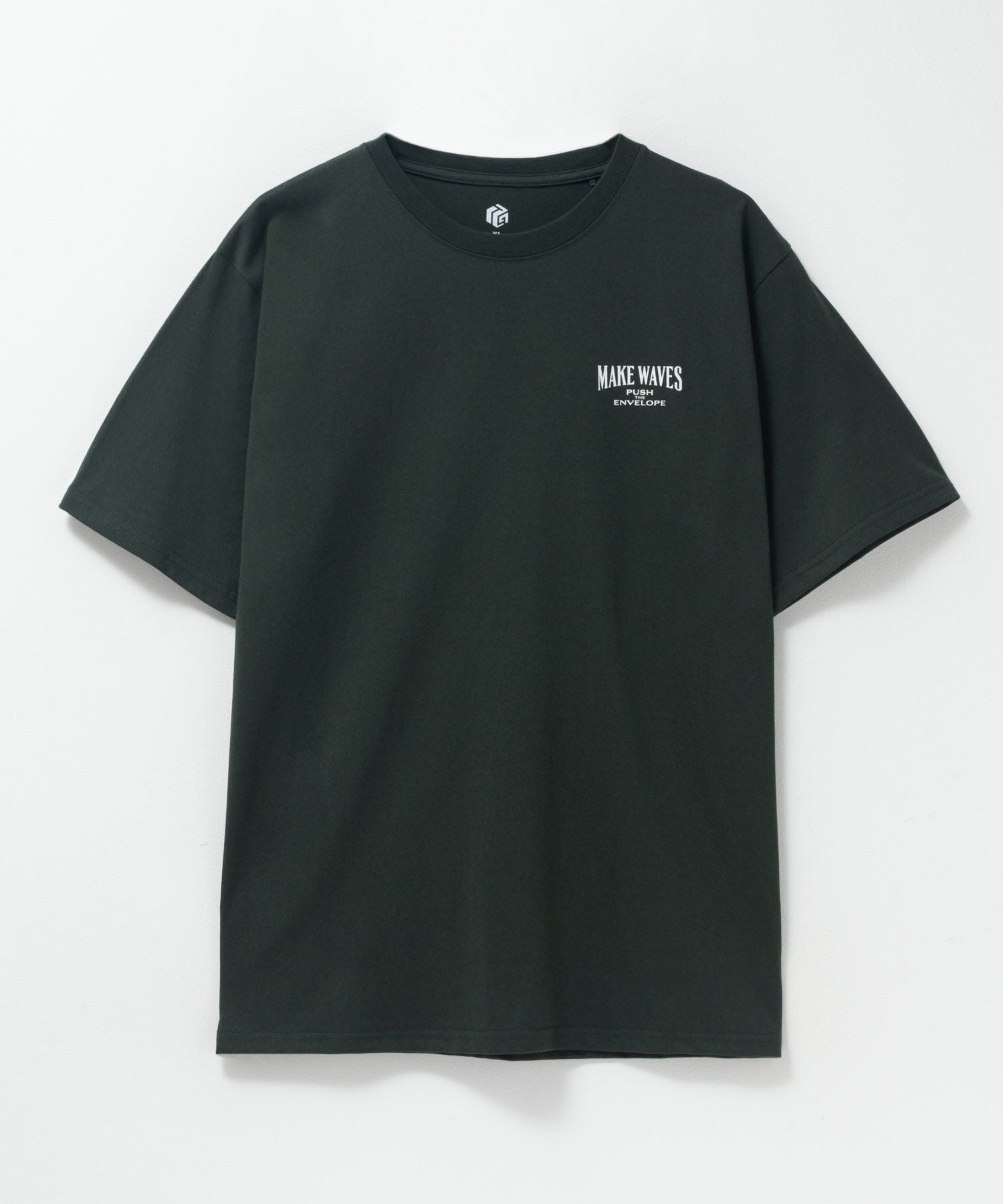 T-GRAPHICS メッセージデザインプリント半袖Tシャツ メンズ