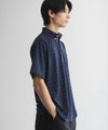 NAVY  小紋柄カットポロシャツ メンズ商品サムネイル-6