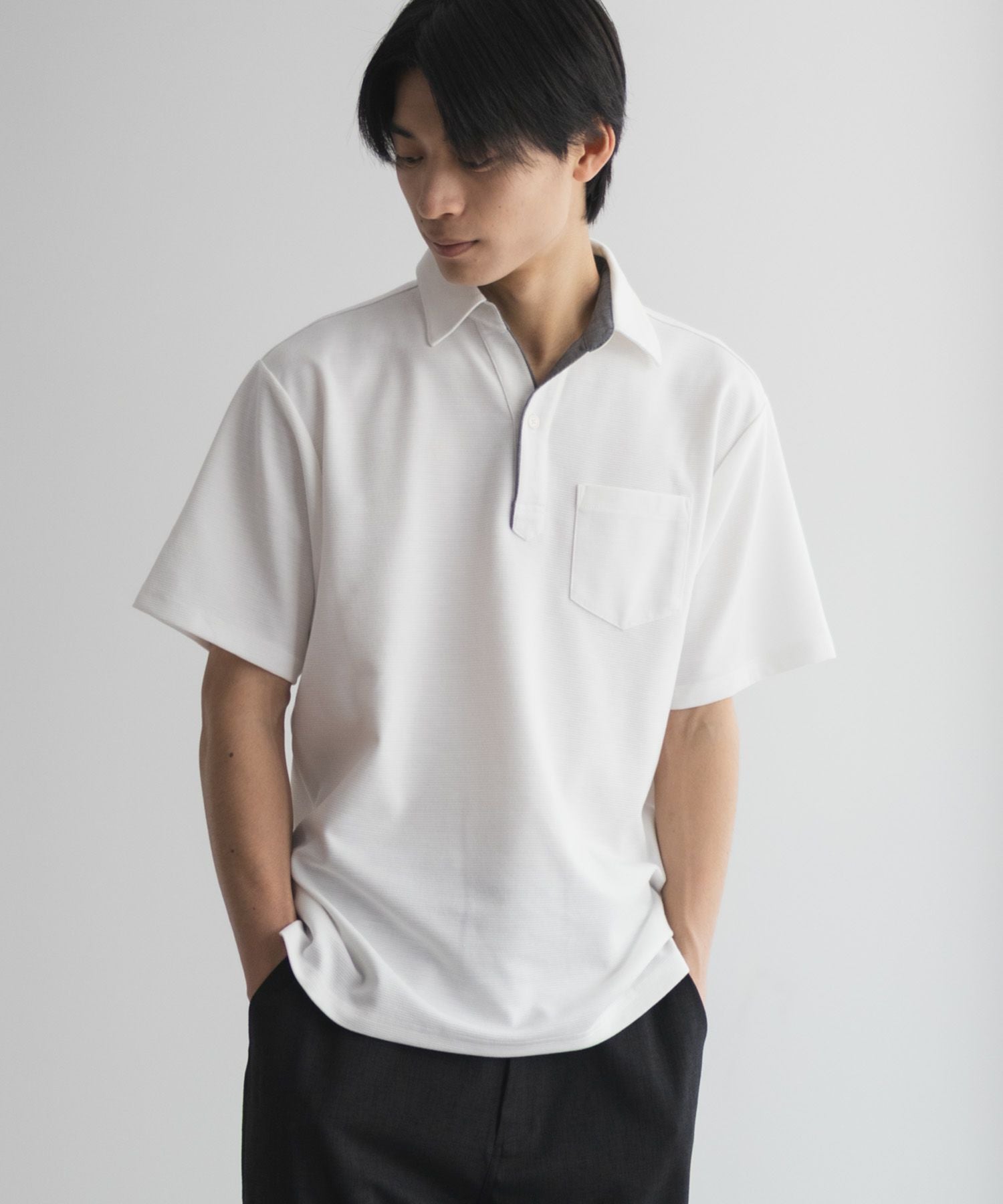 CHANEL ジッパー付きポロシャツ XL シャネル(CHANEL)シャネル 半袖シャツ ポロシャツ 衣料品 トップス